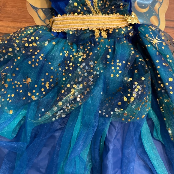 Target Halloween Light up Fairy costume Blue and Gold, Size Small- 6/7 - Picture 3 of 4